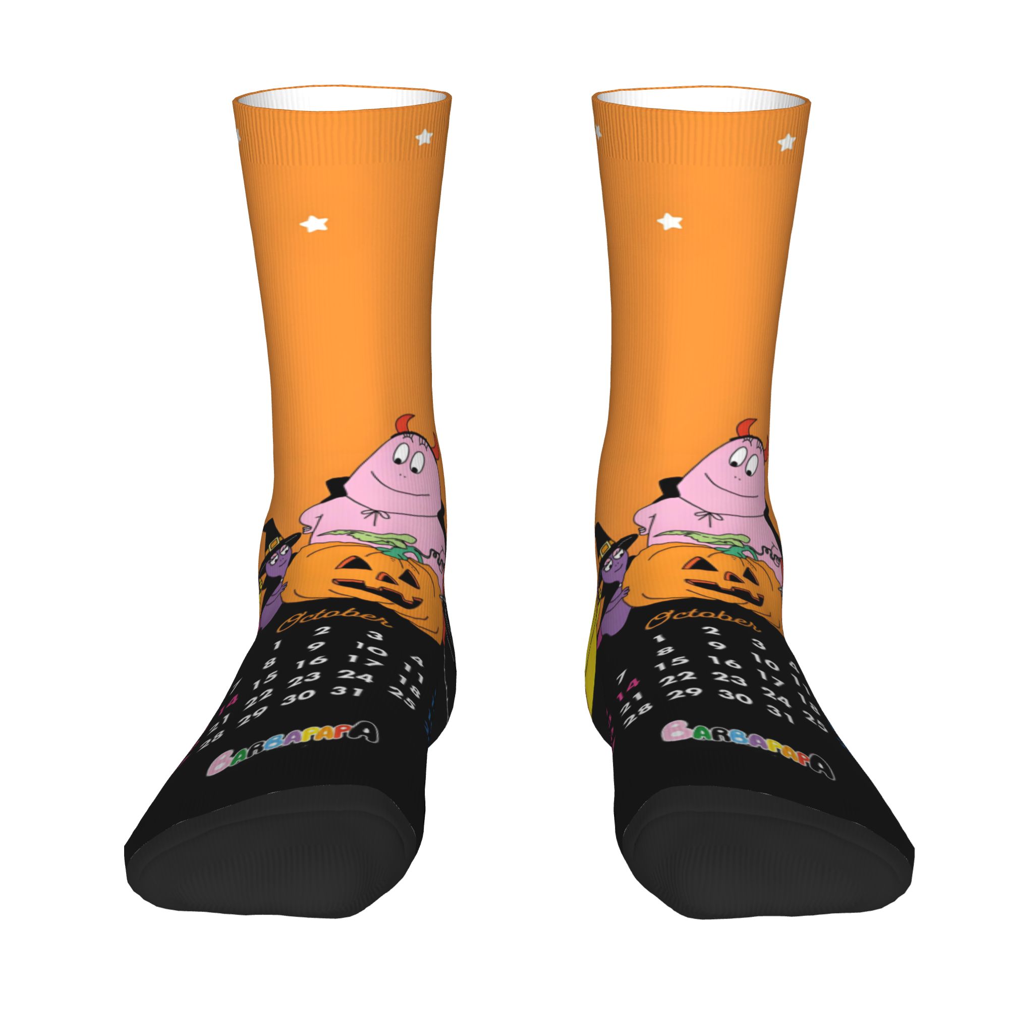 Dress Sock Men - 사용자 정의 재미있는 만화 바바파파 벽지