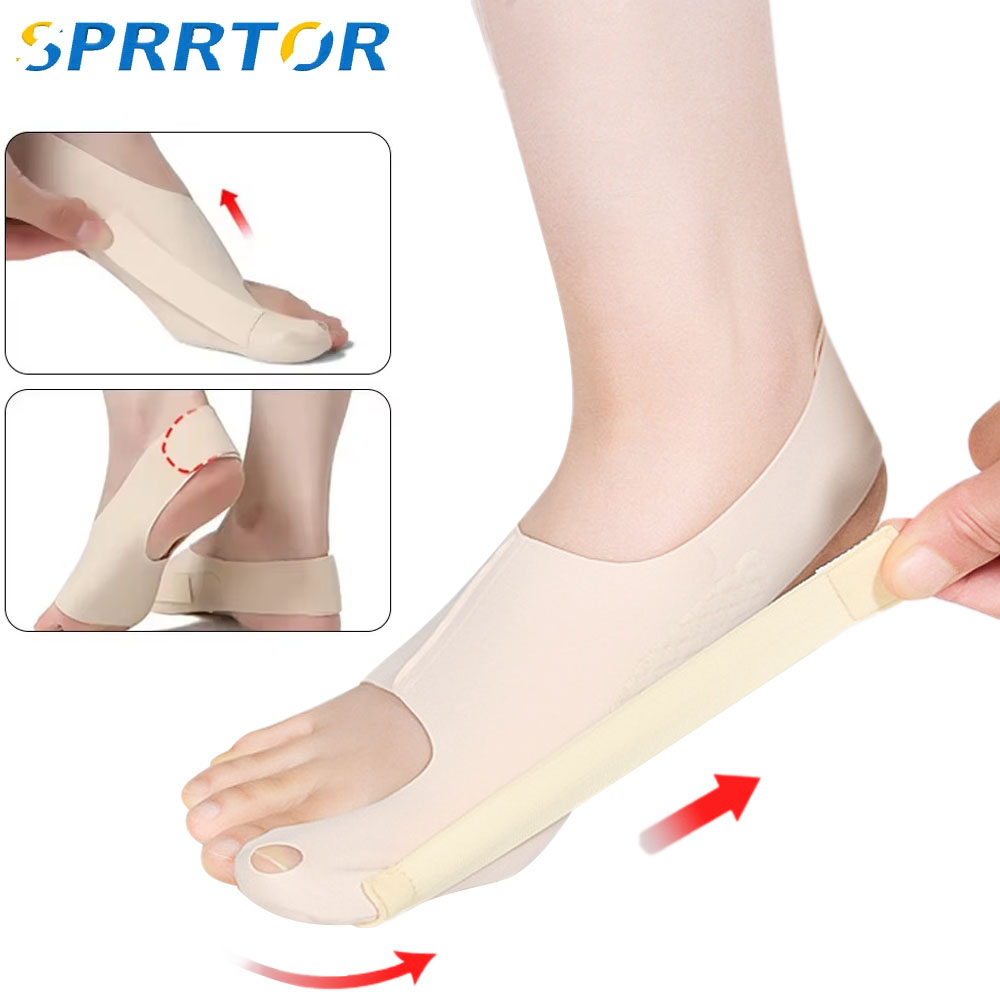 Ankle Brace Sock - 1개입 엄지발가락 교정기 조절 가능한 정형외과
