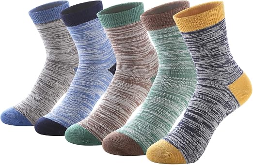 Cotton Crew Sock Pack - 어린이 남아용 크루 앵클 양말 면