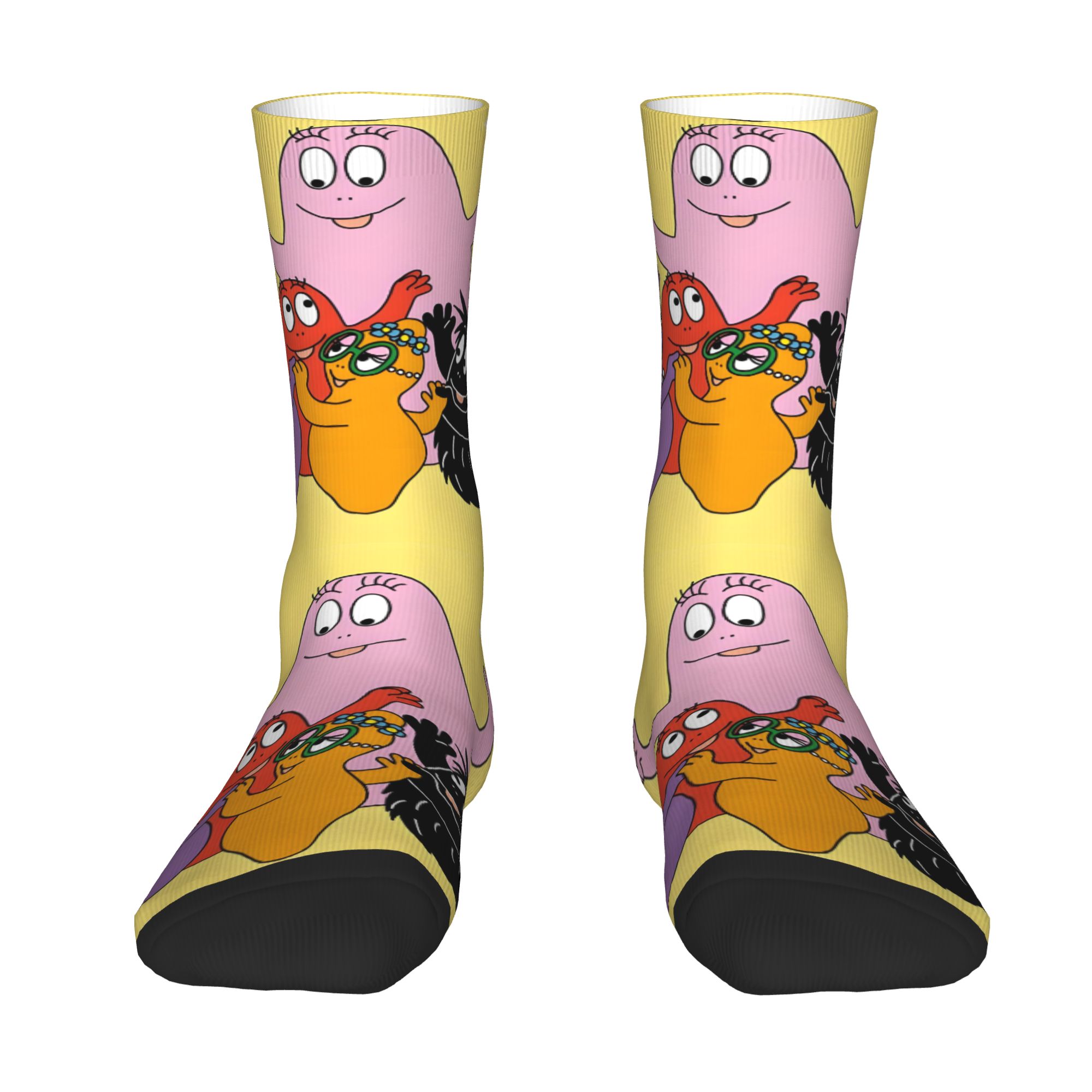 Dress Sock Men - 커스텀 귀여운 남성용 재미있는 만화 바바파파
