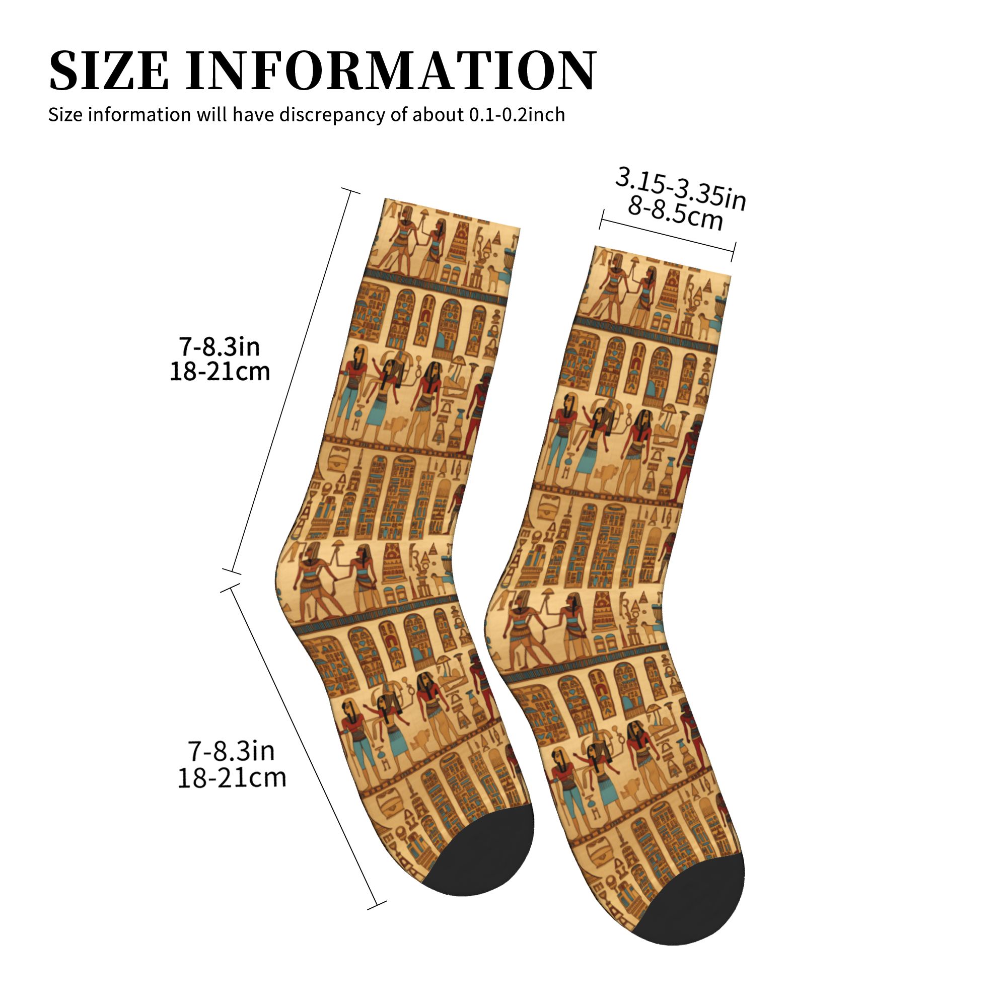 카와이 남성용 이집트 신과 상징 패턴 드레스 양말 유니 - Dress Sock Men 리뷰 및 가격
