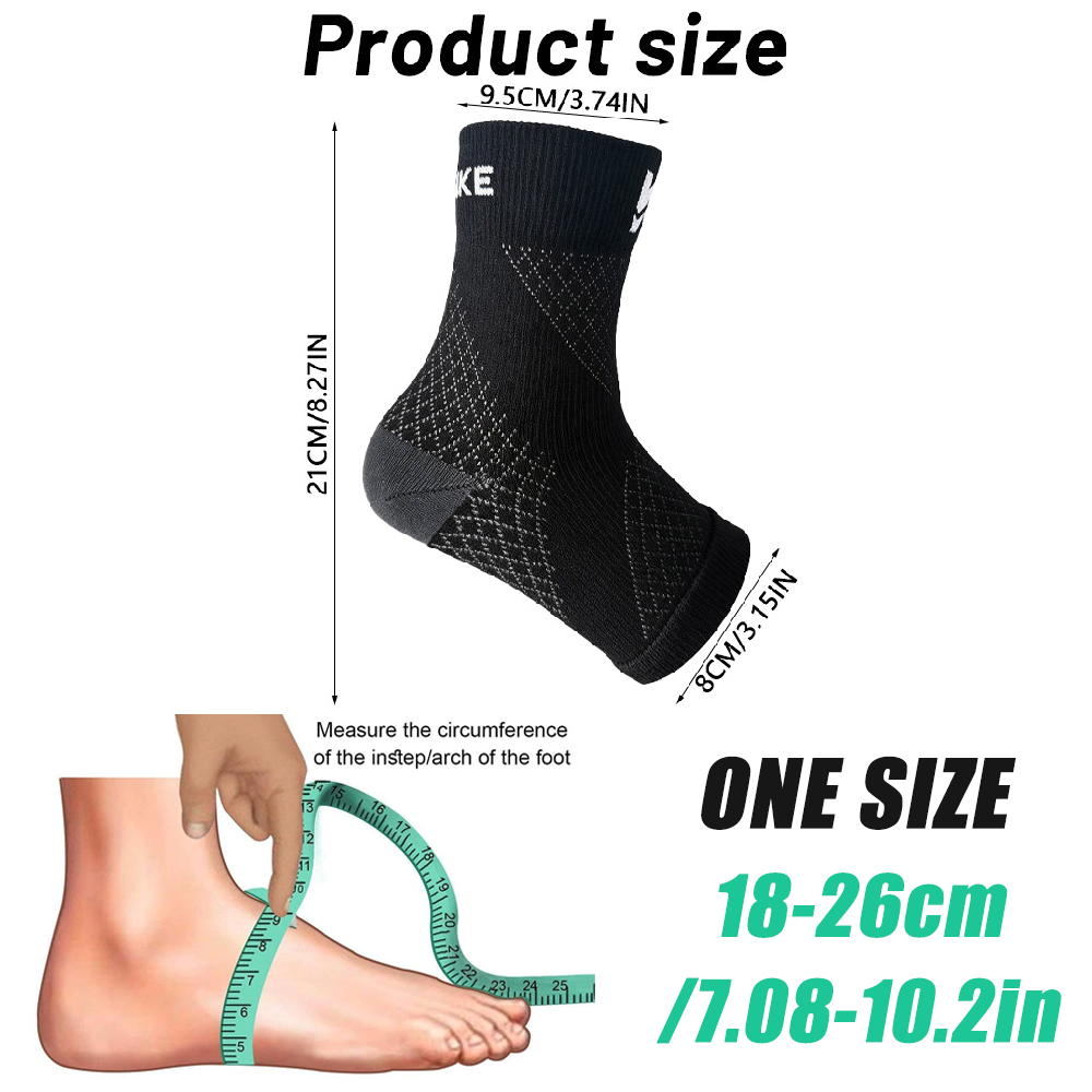 발목 부목 방지 압박 슬리브 양말 1쌍 - 남녀 공용  - Ankle Brace Sock 리뷰 및 가격