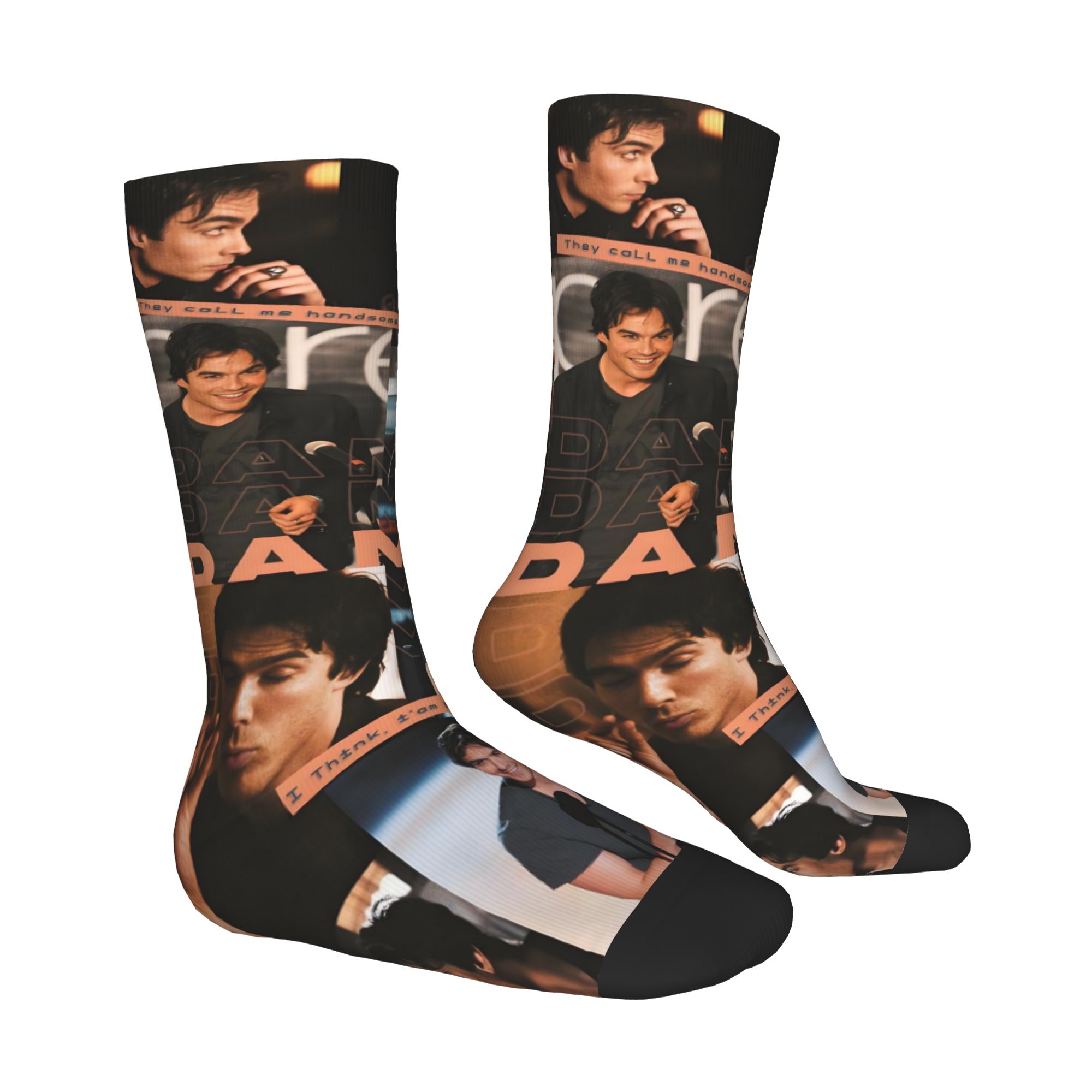 커스텀 뱀파이어 다이어리 드레스 양말 남녀 공용 따뜻한 - Dress Sock Men 리뷰 및 가격