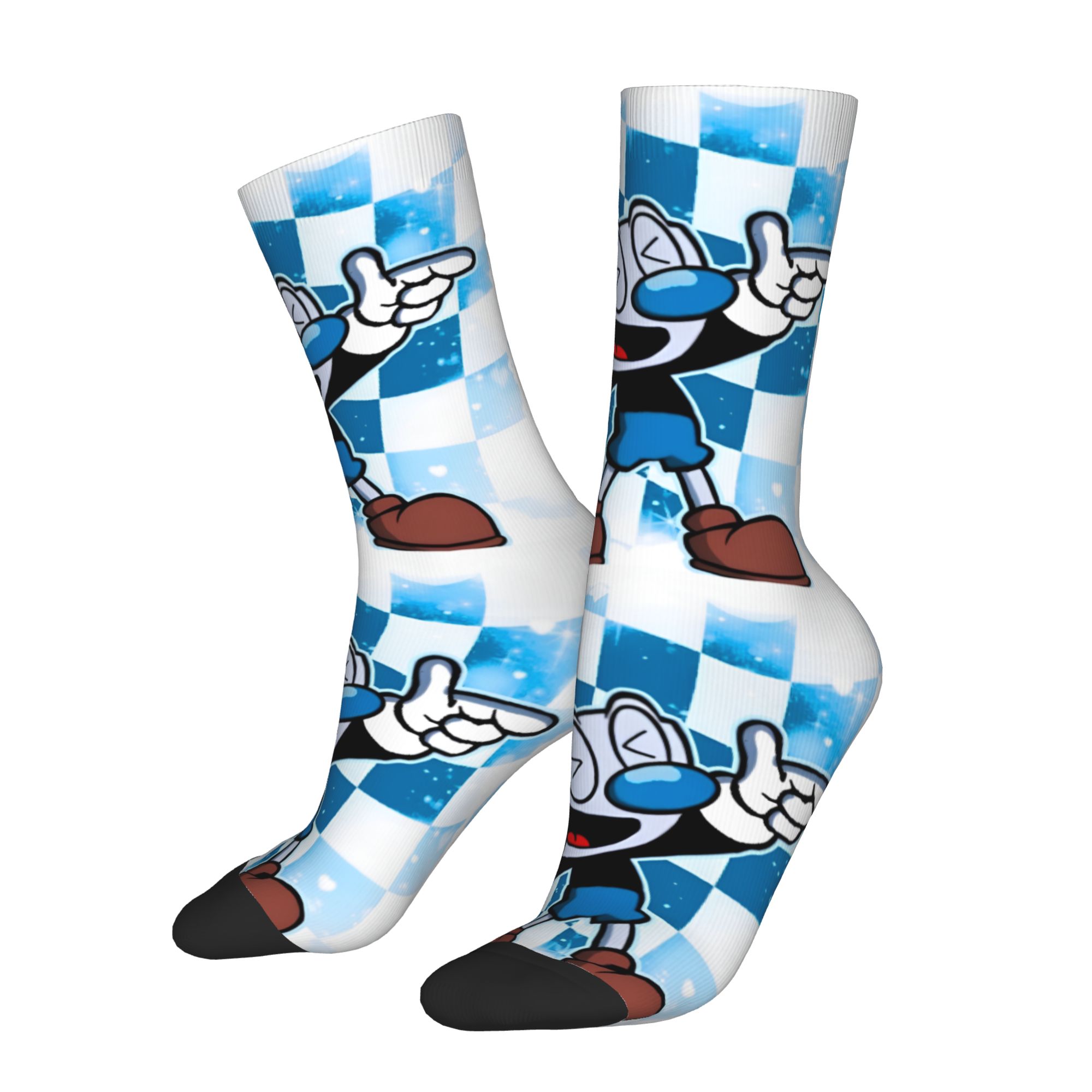 맞춤형 컵헤드와 머그맨 남성용 크루 양말 유니섹스 카와 - Dress Sock Men 리뷰 및 가격