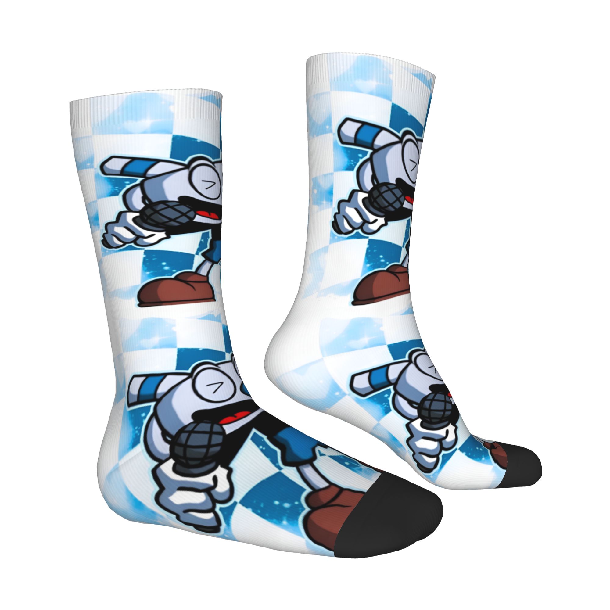맞춤형 컵헤드와 머그맨 남성용 크루 양말 유니섹스 카와 - Dress Sock Men 리뷰 및 가격
