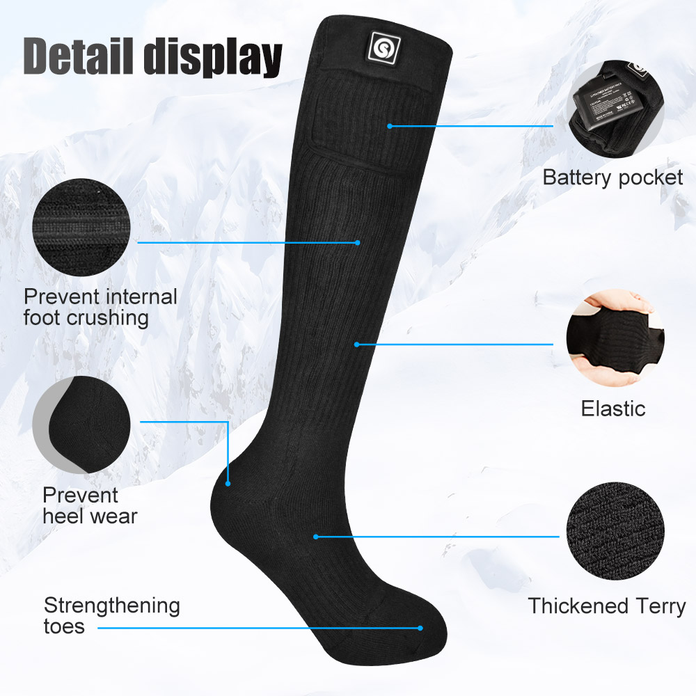 구세주 가열 겨울 열 가열 양말 성인용 바람 방수 충전 - Thermal Sock Winter 리뷰 및 가격