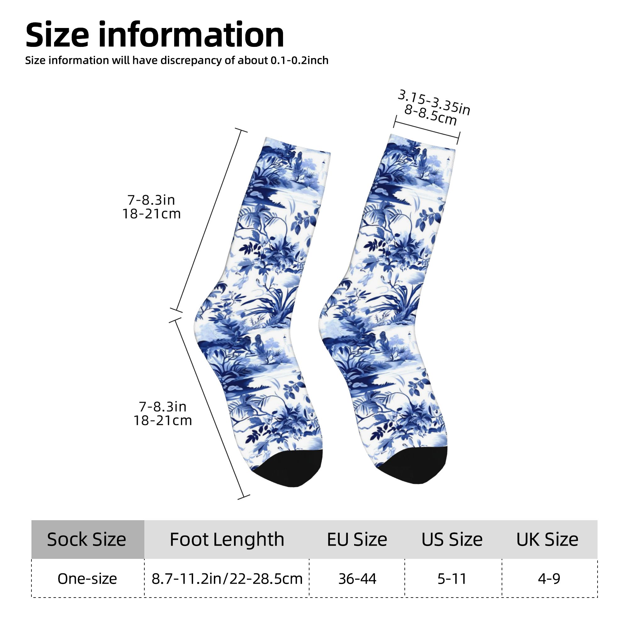 맞춤형 네이비 블루와 화이트 남녀 공용 크루 양말 귀여 - Dress Sock Men 리뷰 및 가격